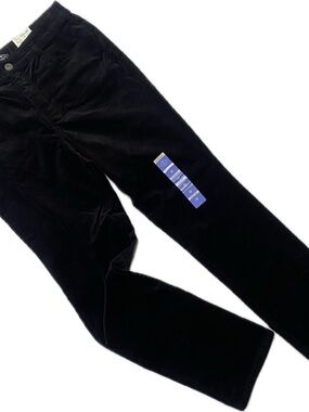 St. John's Bay Black Straight Leg Corduroy Pants